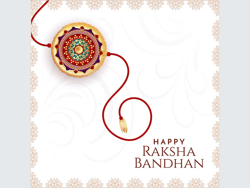 Raksha Bandhan Indian festival elegant background